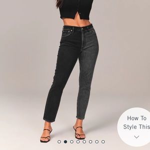 Abercrombie & Fitch Curve Love High-Rise Skinny Jeans